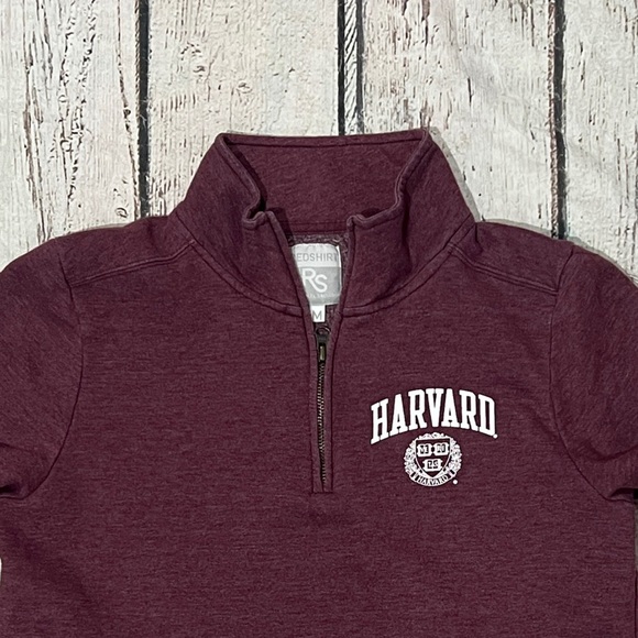 Harvard Crimson Ivy League Pullover Women's NCAA Boston Sweatshirt Collegiate - Picture 2 of 3